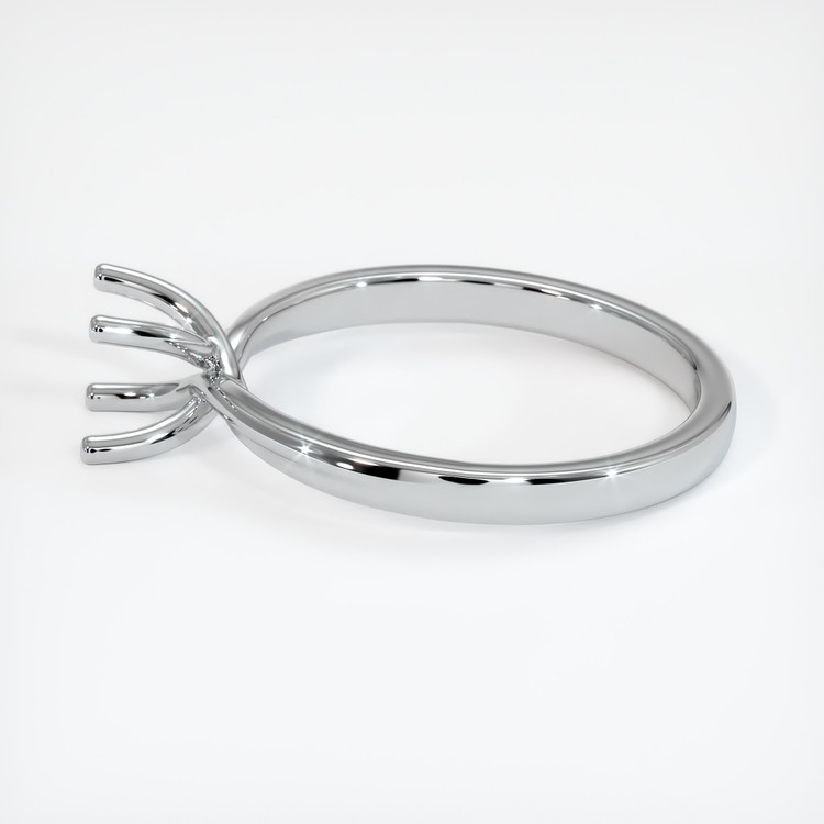 18K White Gold Solitaire Ring Setting