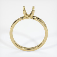 10K Yellow Gold Solitaire Ring Setting Image