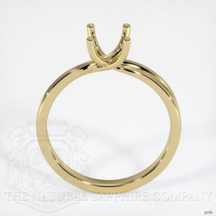 10K Yellow Gold Solitaire Ring Setting