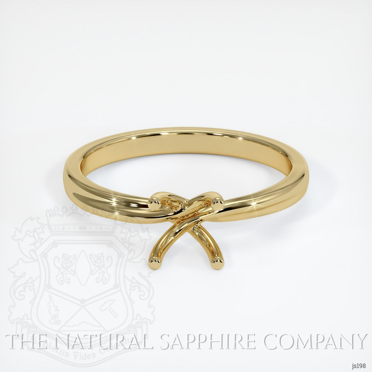 14K Yellow Gold Solitaire Ring Setting