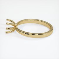 14K Yellow Gold Solitaire Ring Setting Image