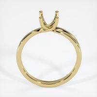 18K Yellow Gold Solitaire Ring Setting Image