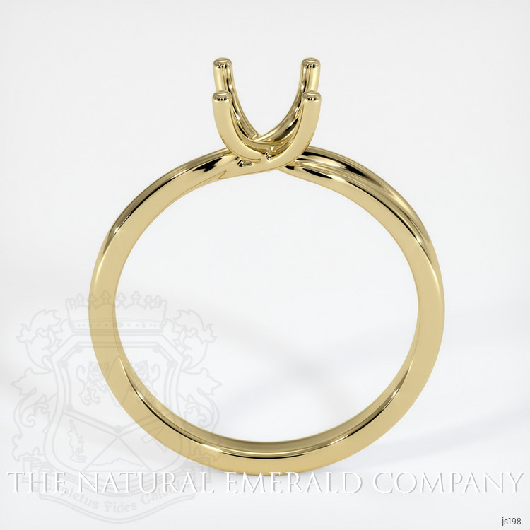 18K Yellow Gold Solitaire Ring Setting
