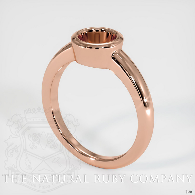 14K Rose Gold Men's Ring Setting