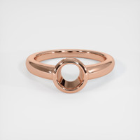 14K Rose Gold Men's Ring Setting Image