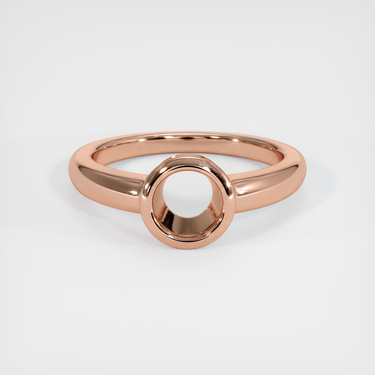 14K Rose Gold Men's Ring Setting