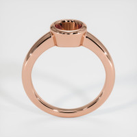 14K Rose Gold Men's Ring Setting Image