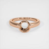 18K Rose Gold Men's Ring Setting Image