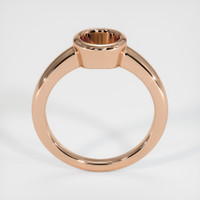 18K Rose Gold Men's Ring Setting Image