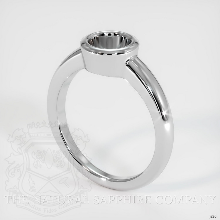 10K White Gold Men's Ring Setting