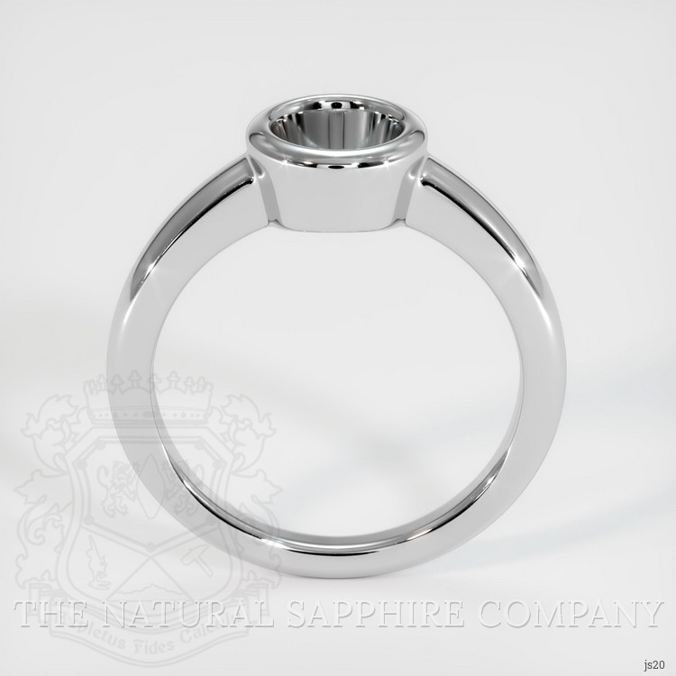 14K White Gold Men's Ring Setting