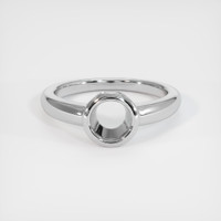 18K White Gold Men's Ring Setting Image