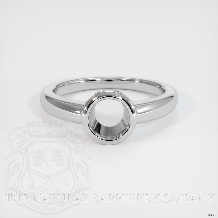 18K White Gold Men's Ring Setting