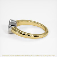 14K White & Yellow Men's Ring Setting Image