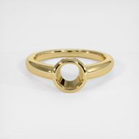 10K Yellow Gold Men's Ring Setting Image