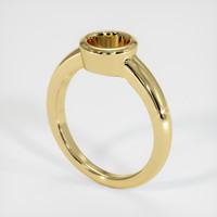 18K Yellow Gold Men's Ring Setting Video