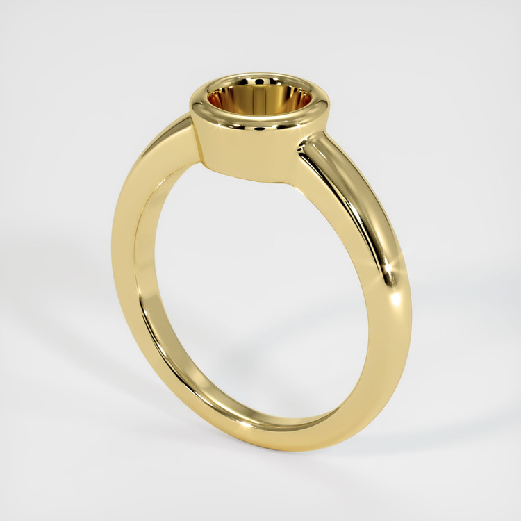 18K Yellow Gold Men's Ring Setting