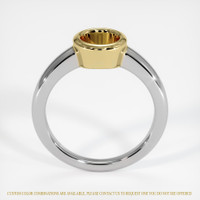 14K Yellow & White Men's Ring Setting Image