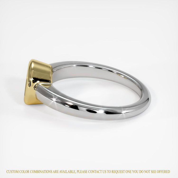 18K Yellow & White Men's Ring Setting