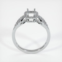 Silver Pave Ring Setting Image