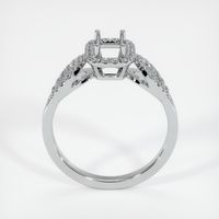 14K White Gold Pave Ring Setting Image