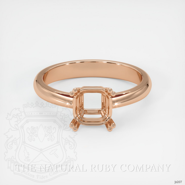 14K Rose Gold Vedic Ring Setting