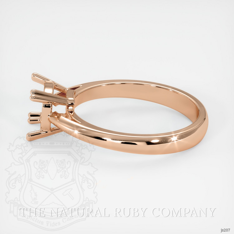 14K Rose Gold Vedic Ring Setting