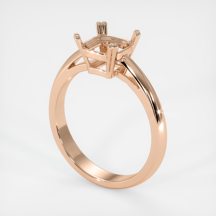 18K Rose Gold Vedic Ring Setting