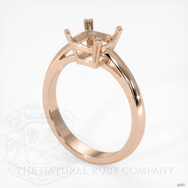 18K Rose Gold Vedic Ring Setting