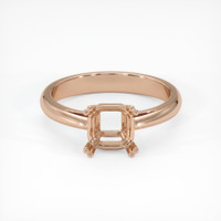 18K Rose Gold Vedic Ring Setting Image