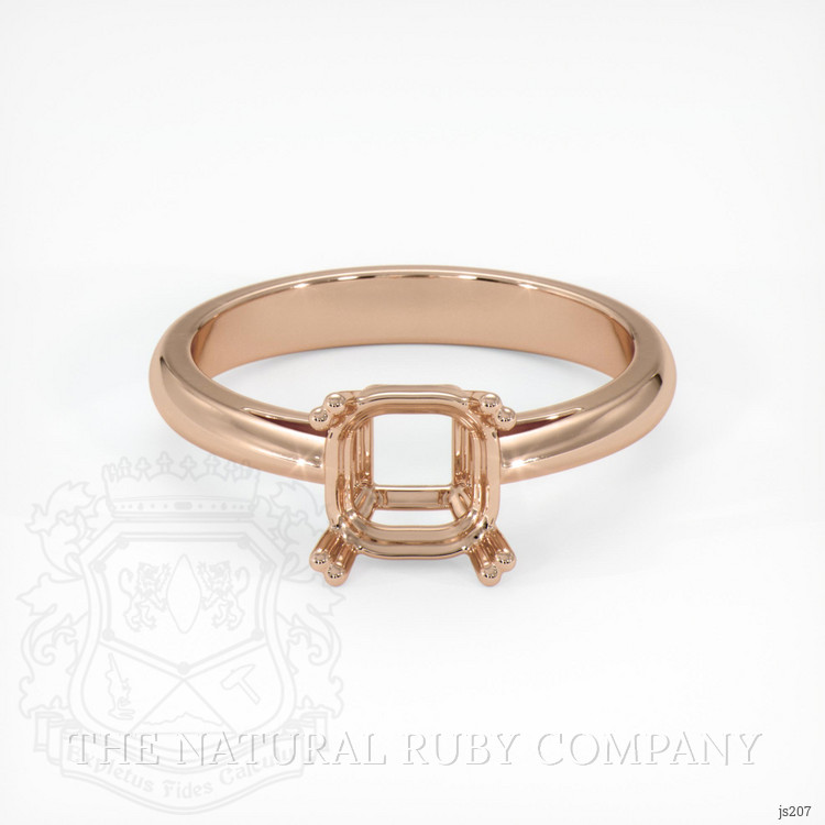 18K Rose Gold Vedic Ring Setting