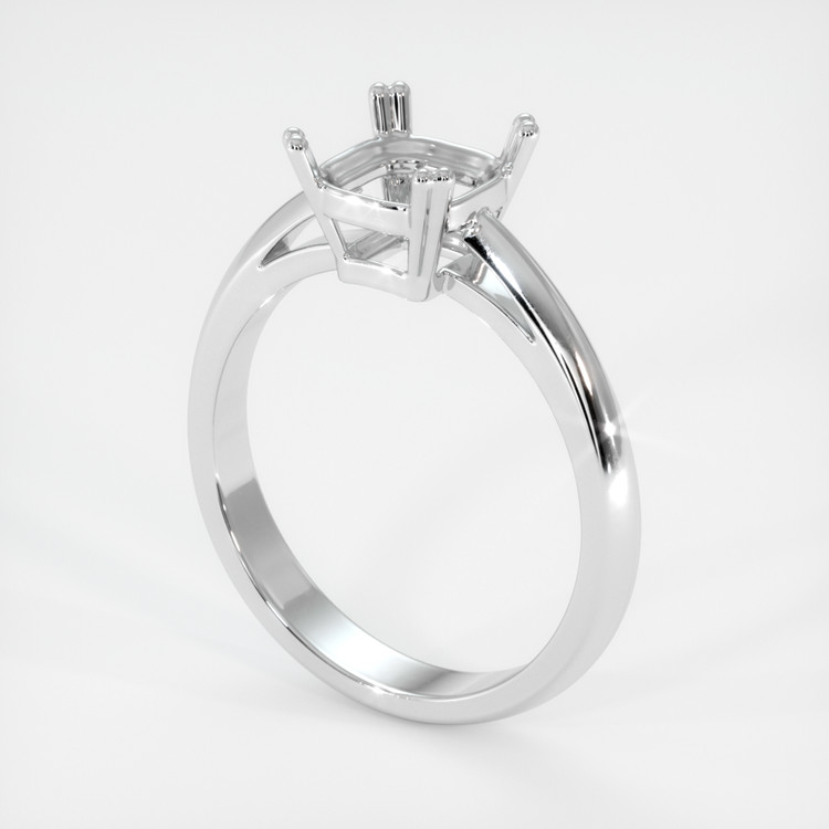 10K White Gold Vedic Ring Setting