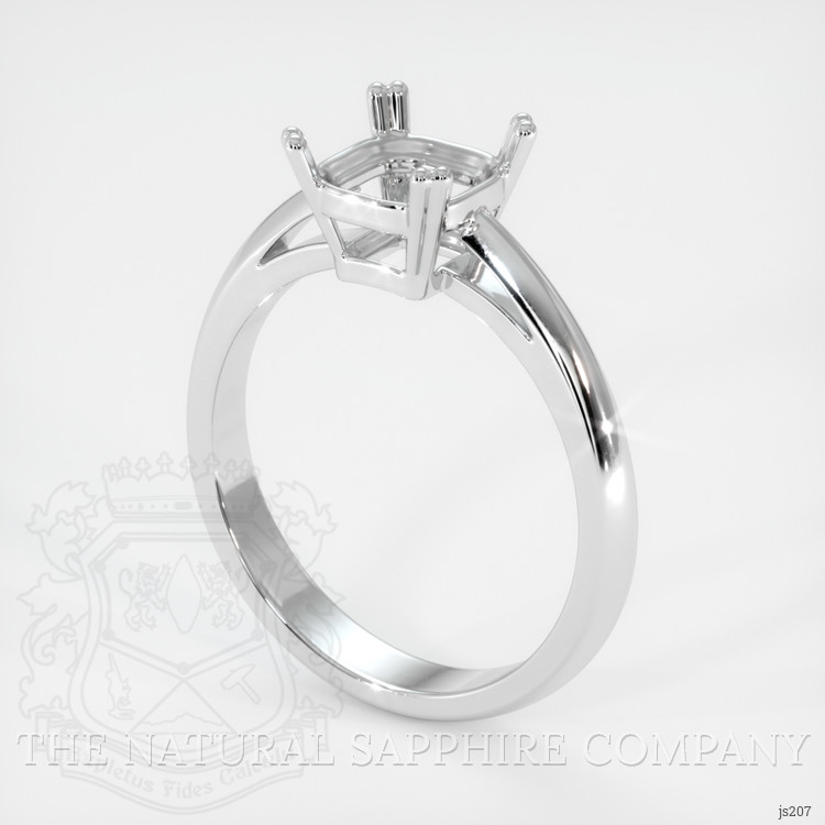 14K White Gold Vedic Ring Setting