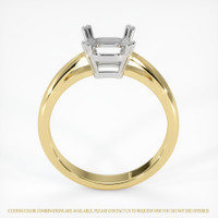 14K White & Yellow Vedic Ring Setting Image