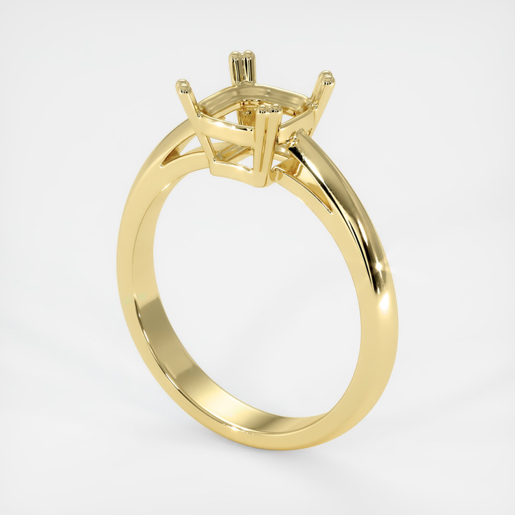 14K Yellow Gold Vedic Ring Setting