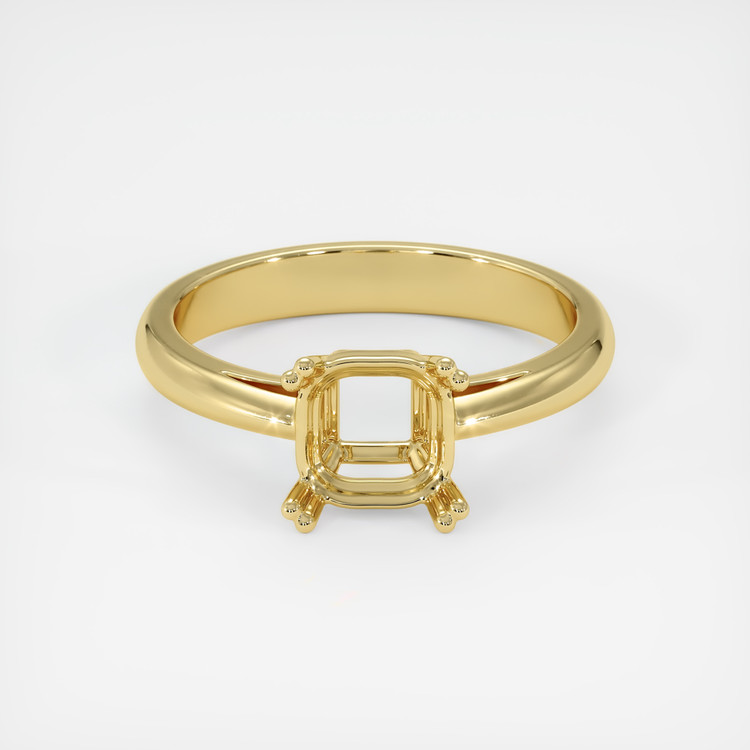 14K Yellow Gold Vedic Ring Setting
