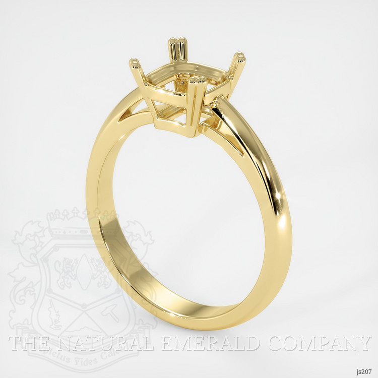 Vedic Emerald Ring 3.69 Ct., 18K Yellow Gold