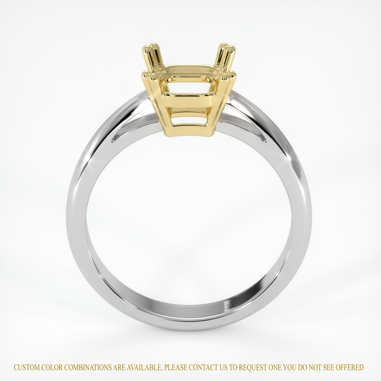 14K Yellow & White Vedic Ring Setting