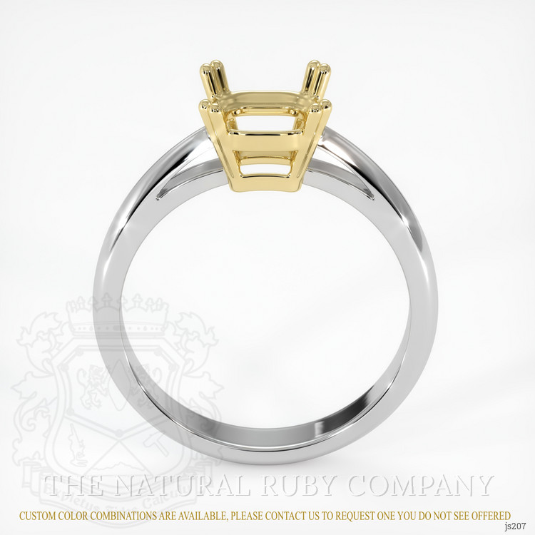 14K Yellow & White Vedic Ring Setting