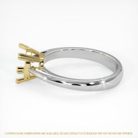 18K Yellow & White Vedic Ring Setting Image