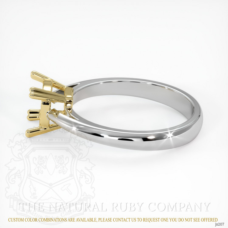 18K Yellow & White Vedic Ring Setting