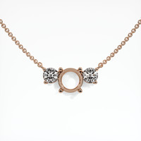 18K Rose Gold Necklace Setting Video