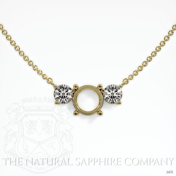 Emerald Necklace 4.10 Ct. 18K Yellow Gold