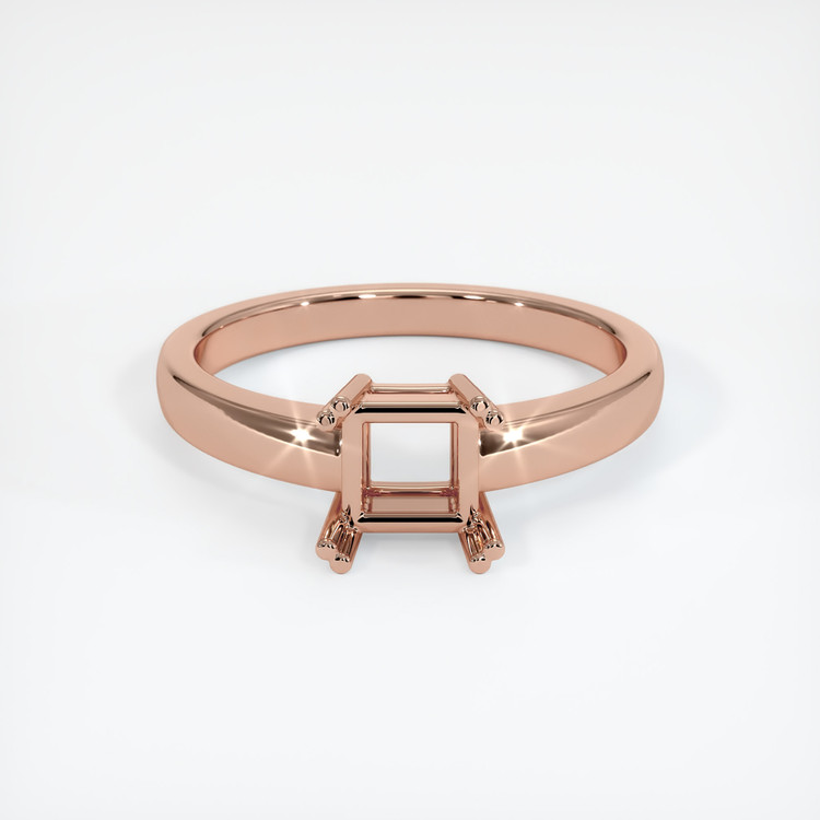 14K Rose Gold Vedic Ring Setting