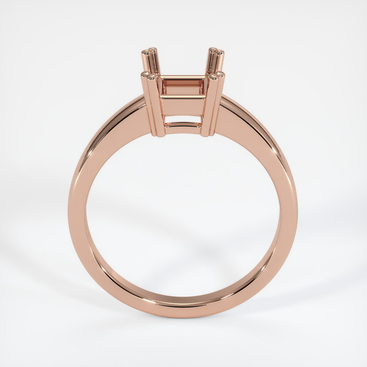 14K Rose Gold Vedic Ring Setting