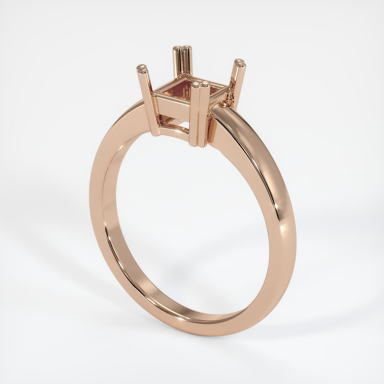 18K Rose Gold Vedic Ring Setting