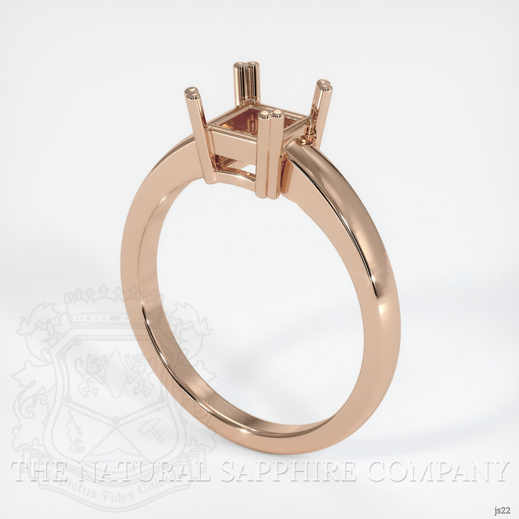 18K Rose Gold Vedic Ring Setting
