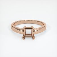 18K Rose Gold Vedic Ring Setting Image