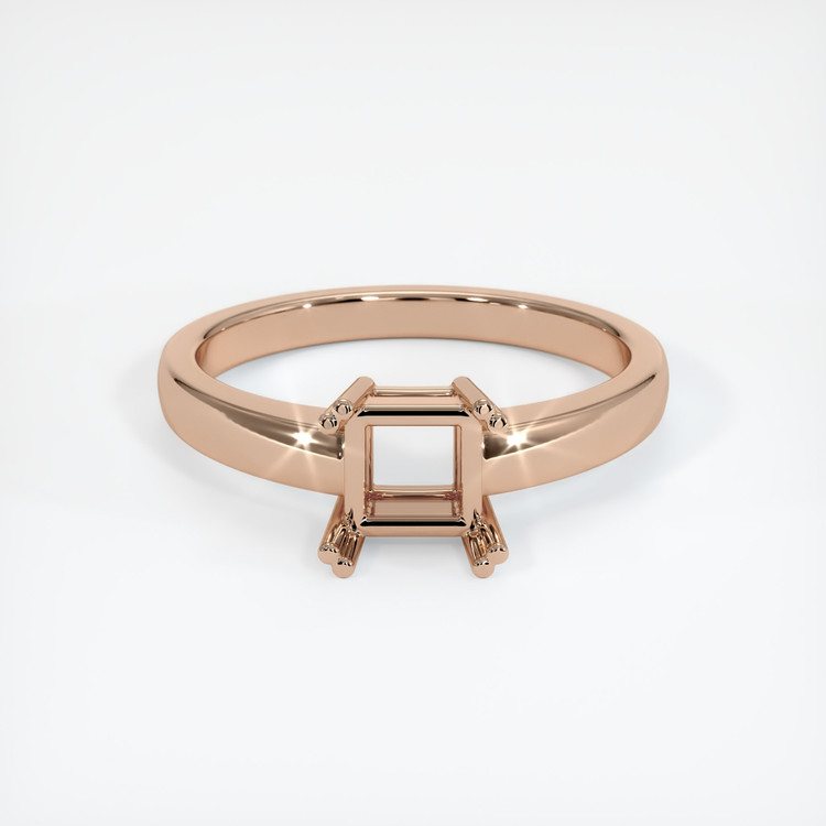 18K Rose Gold Vedic Ring Setting