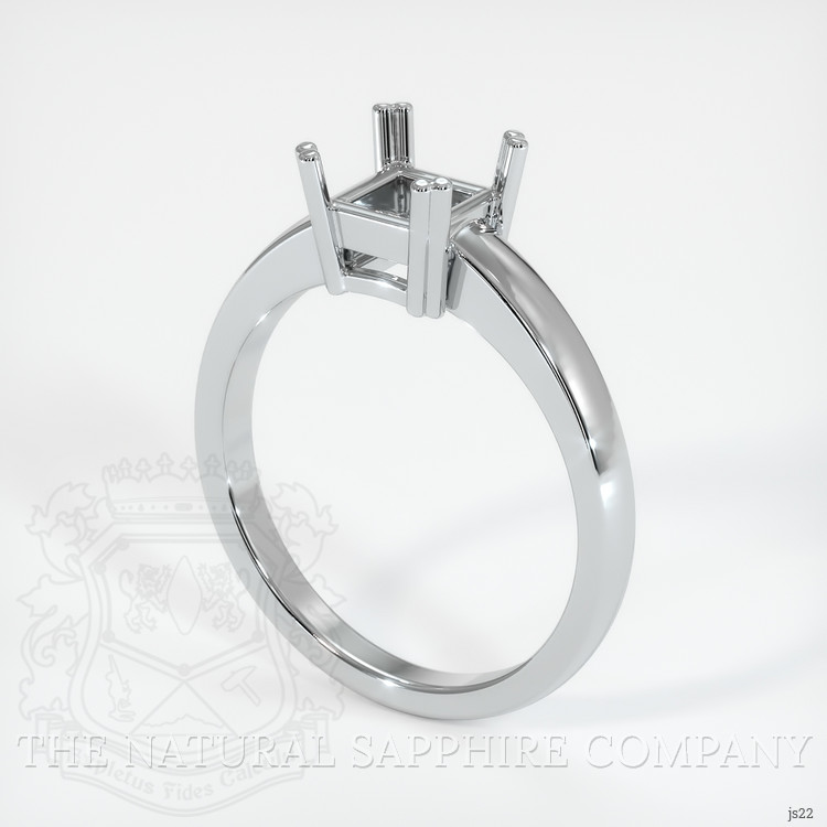 10K White Gold Vedic Ring Setting